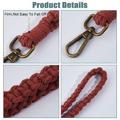 6Pcs Cotton Pendant Decoration HJEW-FH00171-1