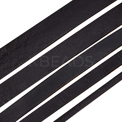 Flat Cowhide Leather Cord WL-GF0001-08A-01-1