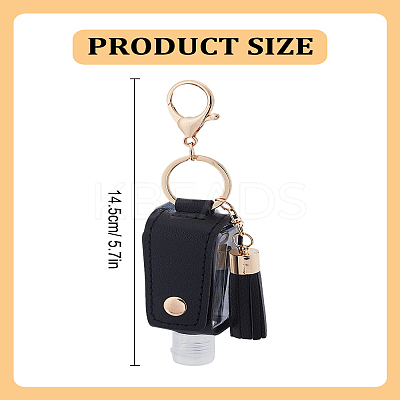 1Pc Portable Empty Travel Bottle Keychain KEYC-LP0001-05A-1