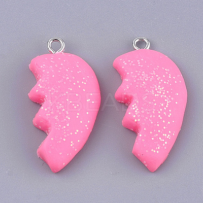 Handmade Polymer Clay Pendants X-CLAY-S091-88B-1