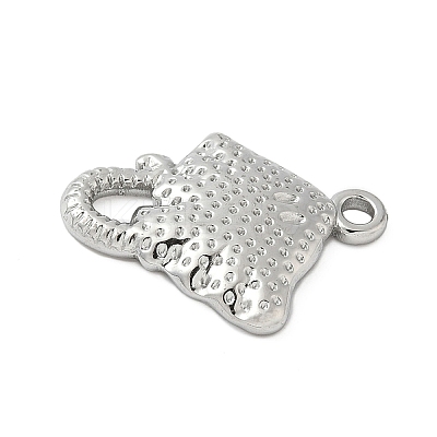 304 Stainless Steel Manta Ray Pendants STAS-S186-05A-P-1