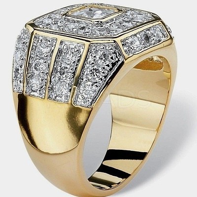 Alloy with Crystal Rhinestone Finger Rings for Men FS-WGD5024-04-1