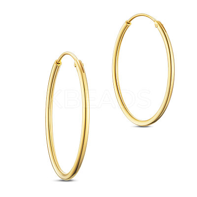 925 Sterling Silver Hoop Earrings JE670B-02-1