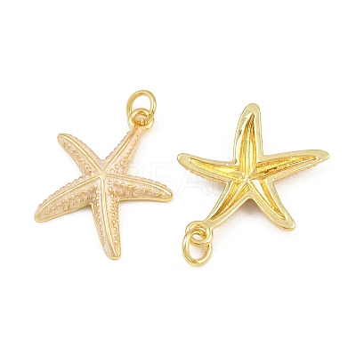 Brass Enamel Pendants KK-CBACBC6-05G-05-1
