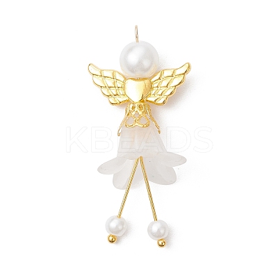Frosted Acrylic Pendants PALLOY-JF04047-1