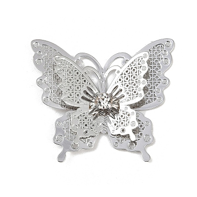 Brass Rhinestone Pendants KK-A261-06P-1