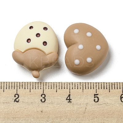 Opaque Resin Decoden Cabochons X-RESI-F052-A05-1