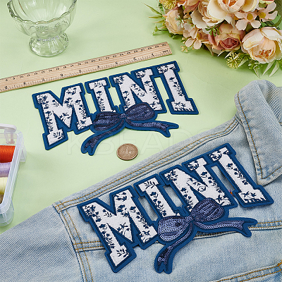 Polyester Iron on/Sew On Patches DIY-WH0593-02B-1