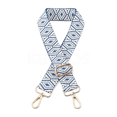 Rhombus Pattern Nylon Canvas Handbag Webbing Bag Straps PW-WGDB07E-04-1