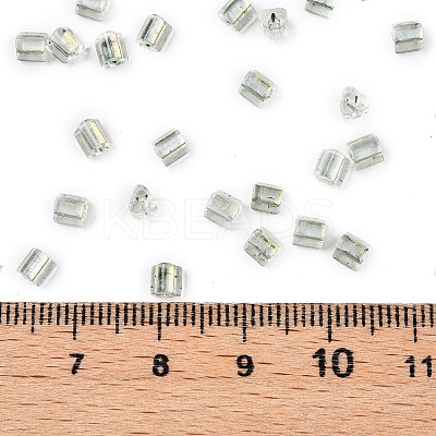 6/0 Transparent Inside Colours Glass Seed Beads SEED-N006-003B-1