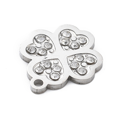 304 Stainless Steel Rhinstones Pendants STAS-I327-16P-1