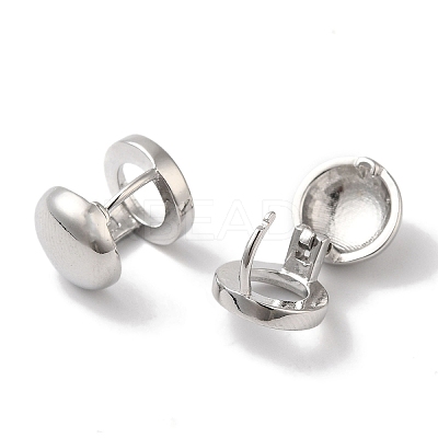 Brass Stud Earring Findings KK-U013-09P-1