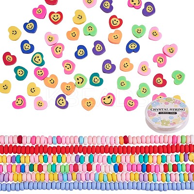 DIY Stretch Bracelets Making Kits DIY-SZ0004-39-1