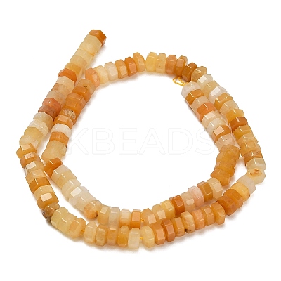 Natural Yellow Aventurine Beads Strands G-G317-A05-3x6mm-1