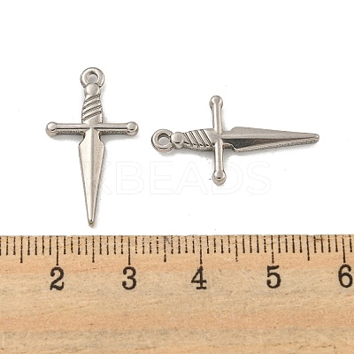 Non-Tarnish 304 Stainless Steel Pendants STAS-O004-06A-P-1