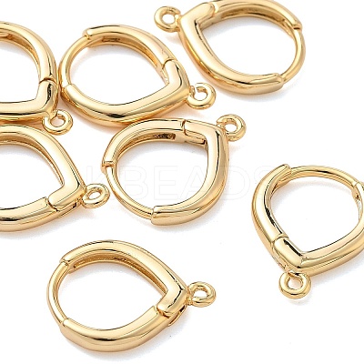 SHEGRACE Brass Hoop Earrings Findings XGR0158G-94G-1