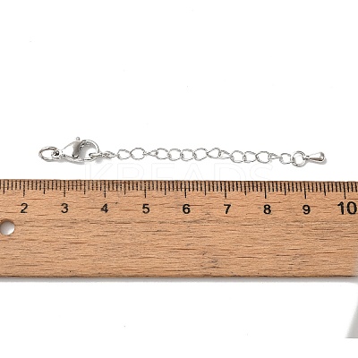 Rack Plating Brass Ends with Chain and Clasps LS-KK-F873-01P-01-1