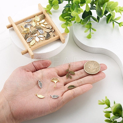 150Pcs 15 Style Zinc Alloy Pendants FIND-PJ0001-22-1