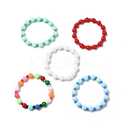 Stretch Bracelets for Kids BJEW-JB00679-1
