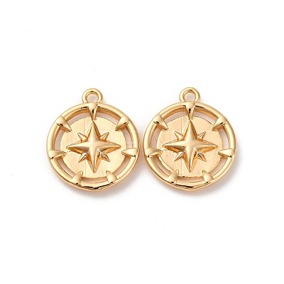 Brass Pendants KK-Z112-04G-1