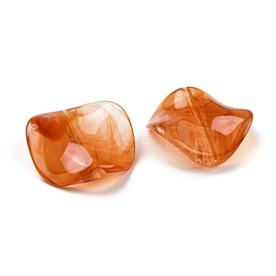 Opaque Acrylic Beads OACR-B013-32B-1