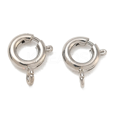 Brass Spring Ring Clasps KK-CBA1AE8-05B-P-1