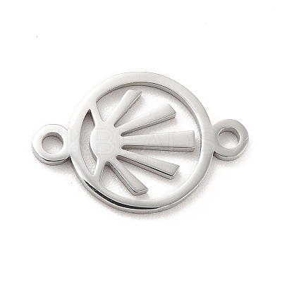 Non-Tarnish 304 Stainless Steel Connector Charms STAS-A068-01B-P-1