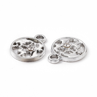 Alloy Crystal Rhinestone Pendants ALRI-K049-07P-1
