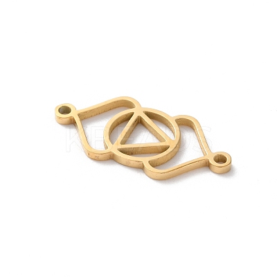 304 Stainless Steel Hollow Chakra Links LS-STAS-S149-05F-1