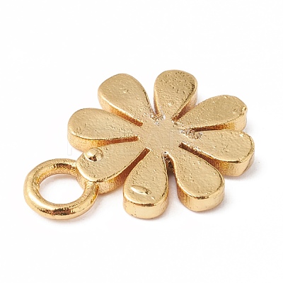 Eco-Friendly Rack Plating Brass Enamel Pendants KK-F835-15B-G-1