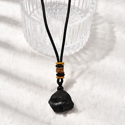 Natural Tourmaline Pendants Necklaces NJEW-B156-01-1