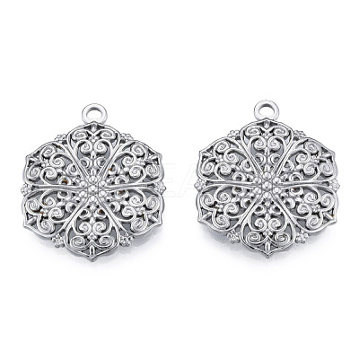 Non-Tarnish 201 Stainless Steel Pendants STAS-N098-206P-1