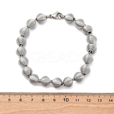 304 Stainless Steel Link Chain Bracelets for Women Men BJEW-R018-13P-1