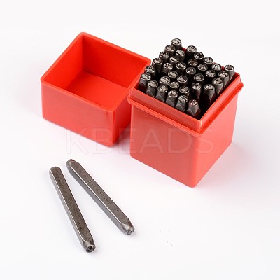 Iron Metal Stamps AJEW-D019-03-1