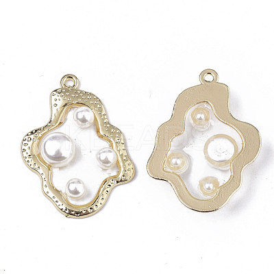 Epoxy Resin Pendants X-RESI-T045-018-1