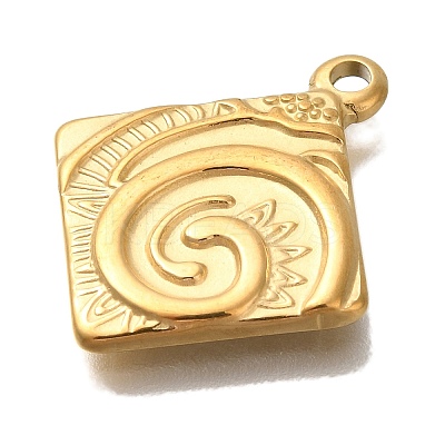 Ion Plating(IP) 304 Stainless Steel Pendants STAS-P371-020G-1