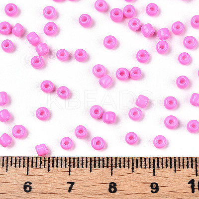 12/0 1.5~2mm Baking Paint Glass Seed Beads Loose Spacer Beads X-SEED-S001-K2-1