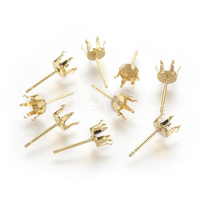 304 Stainless Steel Stud Earring Findings STAS-P221-20C-G-1