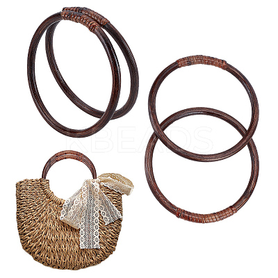 Woven Rattan Bag Handles FIND-WH0152-150-1