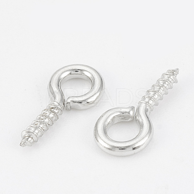Iron Screw Eye Pin Peg Bails IFIN-S699-01B-P-NF-1
