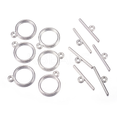 Tibetan Style Toggle Clasps LS-X-TIBE-A12208-S-NR-1