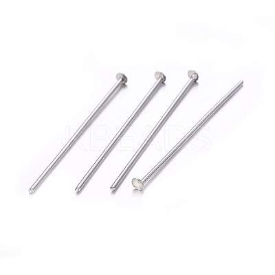 Tarnish Resistant 304 Stainless Steel Flat Head Pins STAS-F174-09P-A-1
