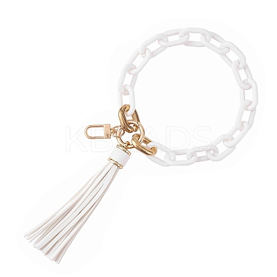 Chain Link Wristlet Keychain HJEW-SW00013-06-1