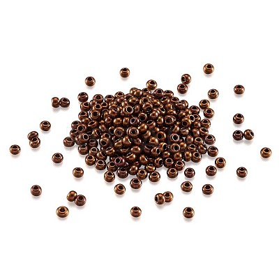 12/0 Grade A Electroplated Glass Seed Beads SEED-CD0001-01-1