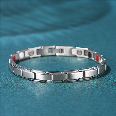 Stainless Steel Panther Chain Watch Band Bracelets JB667A-1