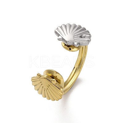 304 Stainless Steel Open Cuff Rings RJEW-K258-08GP-08-1