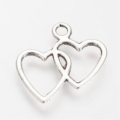 Tibetan Style Alloy Pendants TIBE-S303-05AS-RS-1