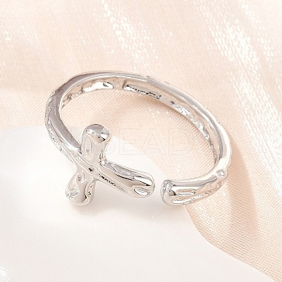 Brass Cuff Open Rings KK-Z165-02P-1