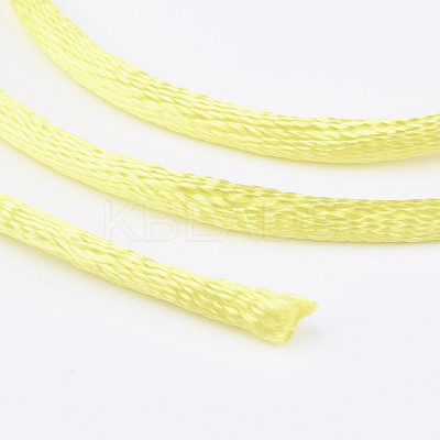 Nylon Satin Rattail Cords NWIR-L006-2mm-12-1