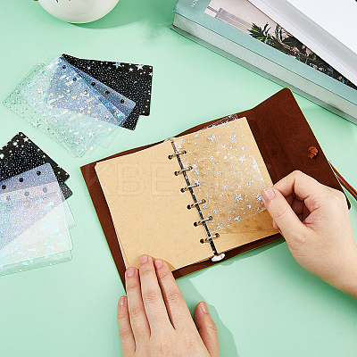 12Pcs 12 Styles PVC Notebook Index Divider Sheets FIND-FH0011-94-1